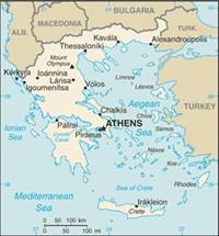 Map of Greece