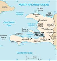 Map of Haiti