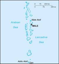 Map of Maldives