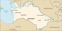 Map of Turkmenistan
