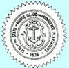 The great seal of the state of Rhode Island